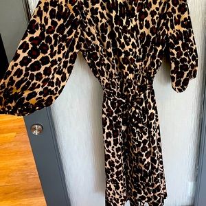 Leopard print dress
